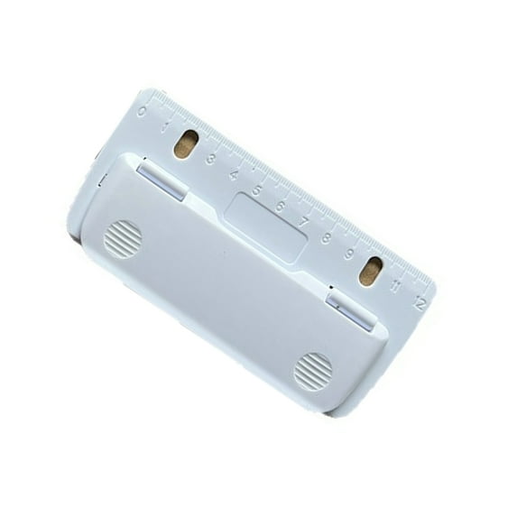 Circles Punches Paper Puncher for Notebook Scrapbook 3 Sheets Capacity 2Hole Punches Handheld Loose Leaves Paper Puncher