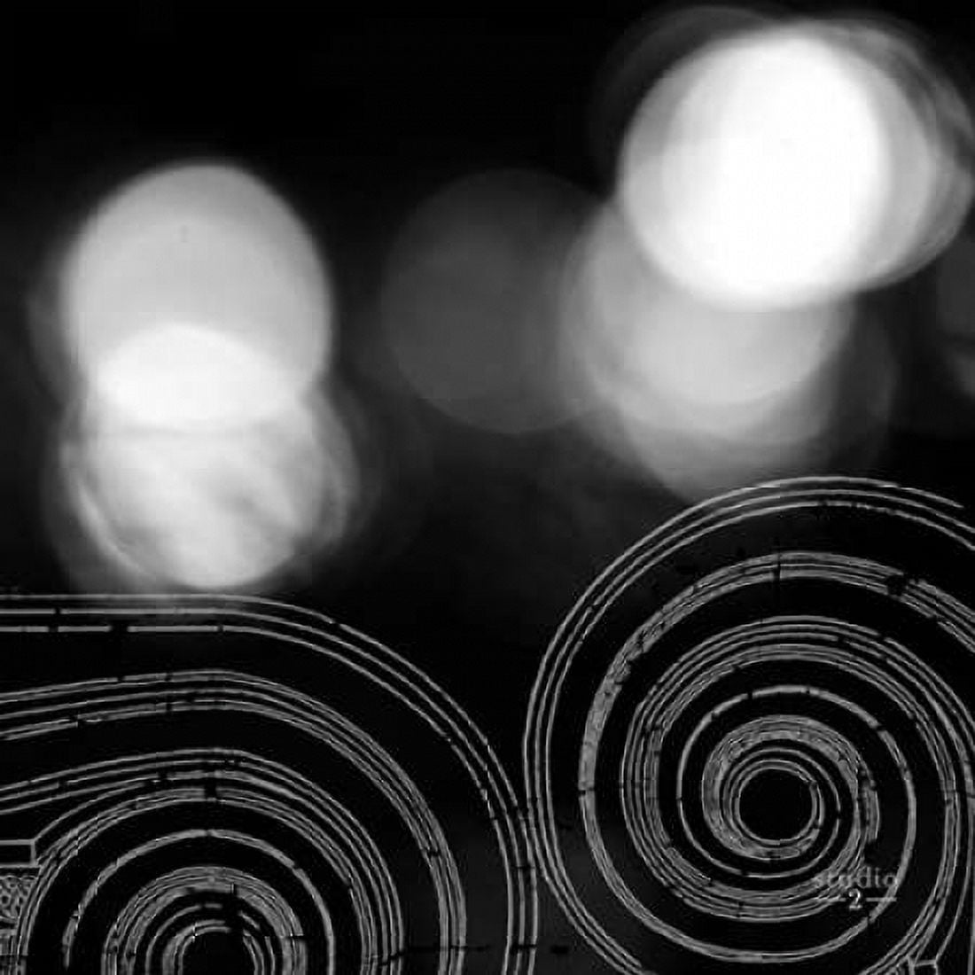 Circles and Swirls II Canvas Art - Studio 2 (24 x 24)