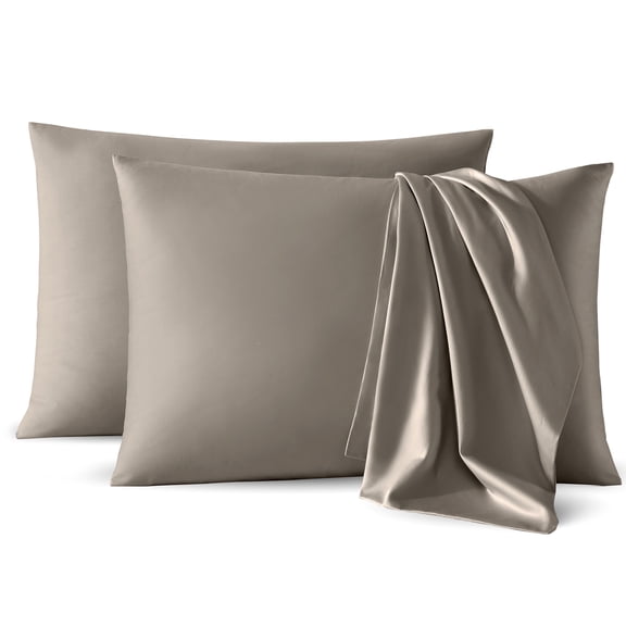 CirclesHome Pillow Cases Standard Size – Sateen Cotton Pillowcases – Soft and Comfortable Pillows Covers – Creates Elegant and Sheen Shine for Your Pillow – Protects from Dust, Dirt, and Stains.