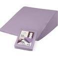 thumbnail image 1 of CirclesHome Wedge Pillow Cover 100% Cotton, Zippered Wedge Pillow Case Protector, Soft, Hypoallergenic & Breathable - Lavender (24Wx25Lx12), 1 of 9