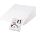 thumbnail image 1 of CirclesHome Wedge Pillow Cover 100% Cotton, Zippered Wedge Pillow Case Protector, Soft, Hypoallergenic & Breathable - White (24Wx25Lx12), 1 of 9