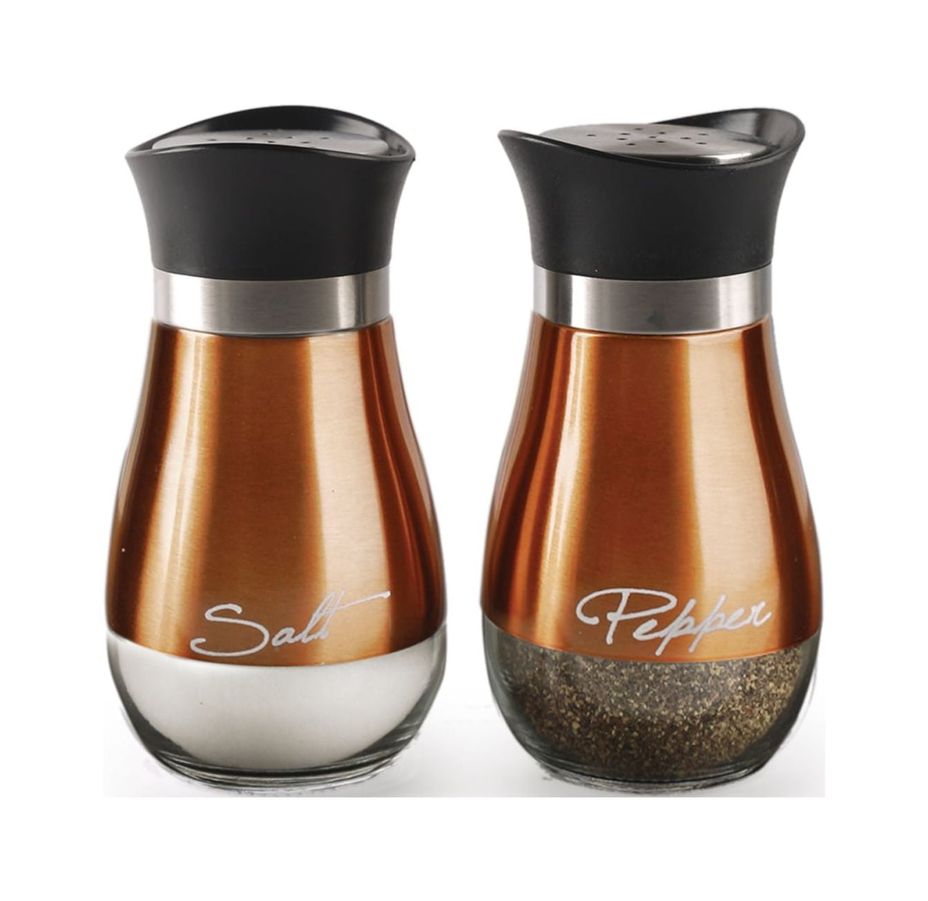 3 oz Square Glass Salt & Pepper Shakers (24 ea)