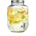 thumbnail image 1 of Circleware, Yorkshire Clear Glass Cold Drink Beverage Dispenser with Spigot, 2 gal, 7.5L, 1 of 10