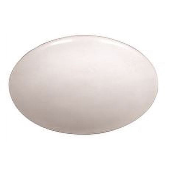 Circline Fluorescent Ceiling Fixture With One 32 Watt And One 40 Watt Circline Lamp, White