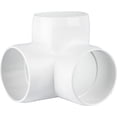 thumbnail image 1 of Circo Innovations Inc. 3 Way L Shape PVC Fitting Connector, 1 of 3