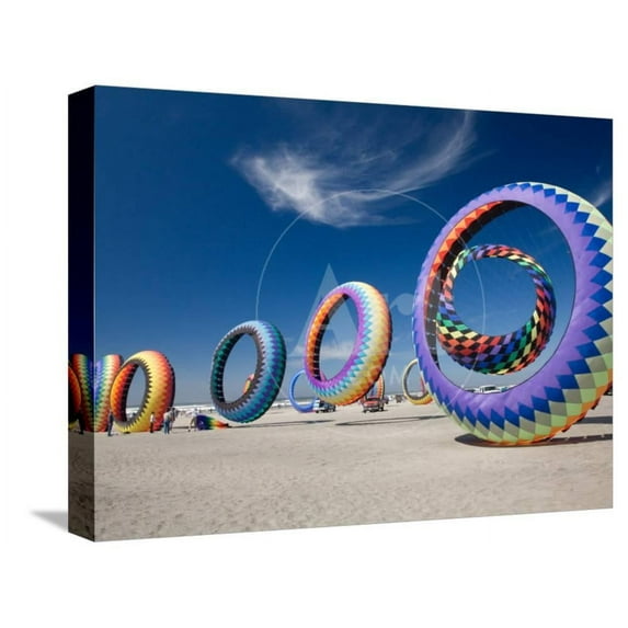 Circoflex Kites, International Kite Festival, Long Beach, Washington, USA, Stretched Canvas Wall Art by Jamie Judy Wild Sold by Art.Com