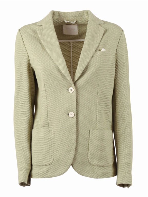 Honeycomb Texture Slim Fit Jacket (Women's)