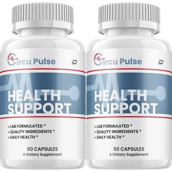 CircuPulse Capsules – CircuPulse Natural Blend Glycogen Support, 2 Pack, 120 Capsules