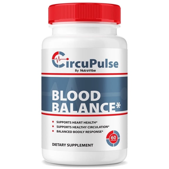 CircuPulse  Original Formula with a Clean Blend to Support Healthy Circulation, Natural Energy & Balanced Levels | Just 2 Easy-to-Swallow Circu Pulse Pills (60 Capsules)