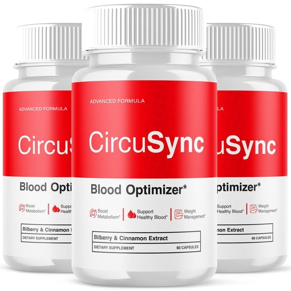 CircuSync Blood Balance Support Pills Advanced Formula Vitamin Supplement Circu Sync 180 Capsules