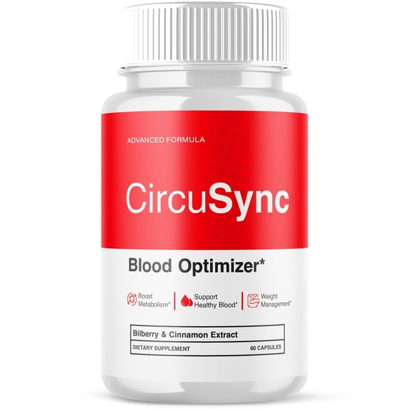 CircuSync Blood Balance Support Pills Advanced Formula Vitamin Supplement Circu Sync 60 Capsules