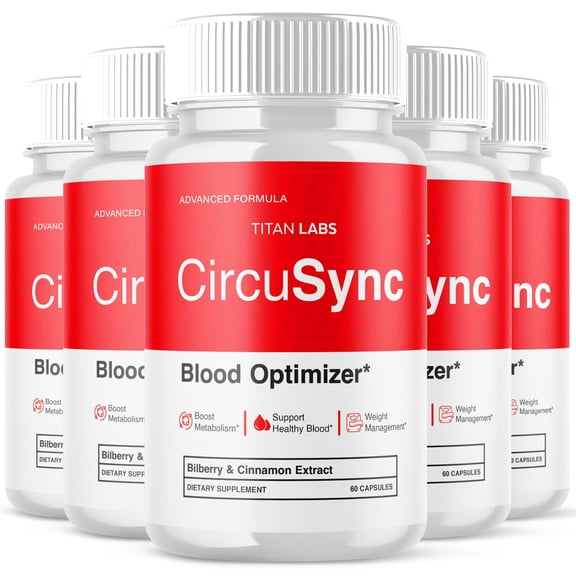 CircuSync Capsules Advanced Formula Blood Support for Health and Wellness Circu Sync 300 Capsules