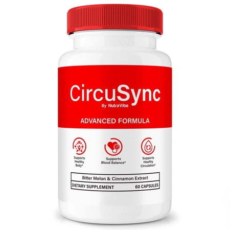 CircuSync – Original Formula with a Clean Blend to Support Healthy Circulation, Natural Energy & Balanced Levels | Just 2 Easy-to-Swallow Pills Daily (60 Capsules)