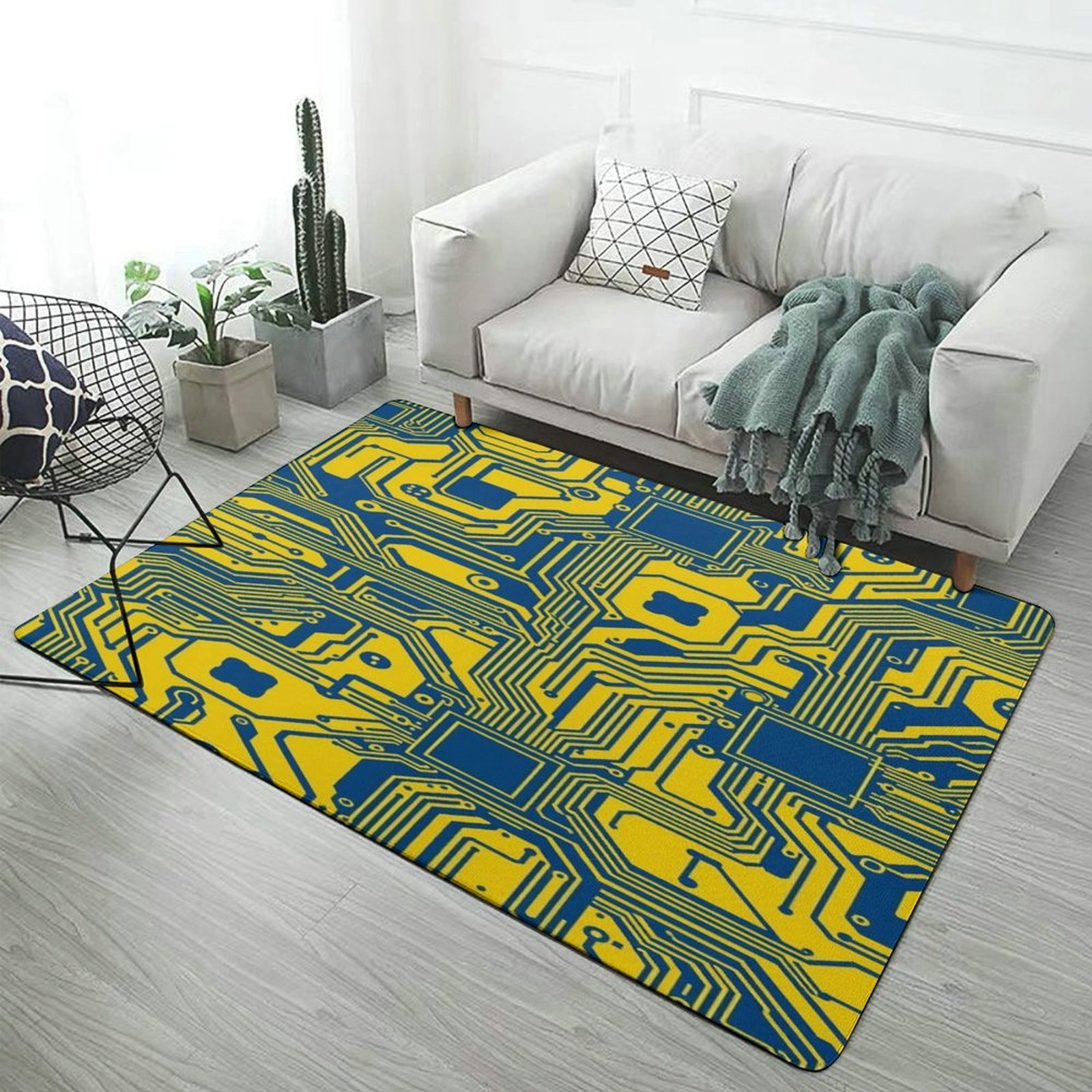 Pcb Rug Circuit Board Design Carpet Area Rug Room Living Room Bedroom Large Rug ...