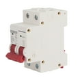 Circuit Breaker 2P Low Voltage 6000A Breaking Capacity DIN Rail Mount