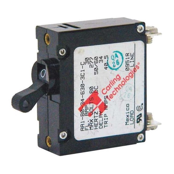 Circuit Breaker,7.5A,Magnetic,250/277VAC