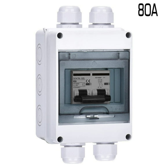 Circuit Breaker Accessories 1 Set IP65 Photovoltaic Isolation Box Portable
