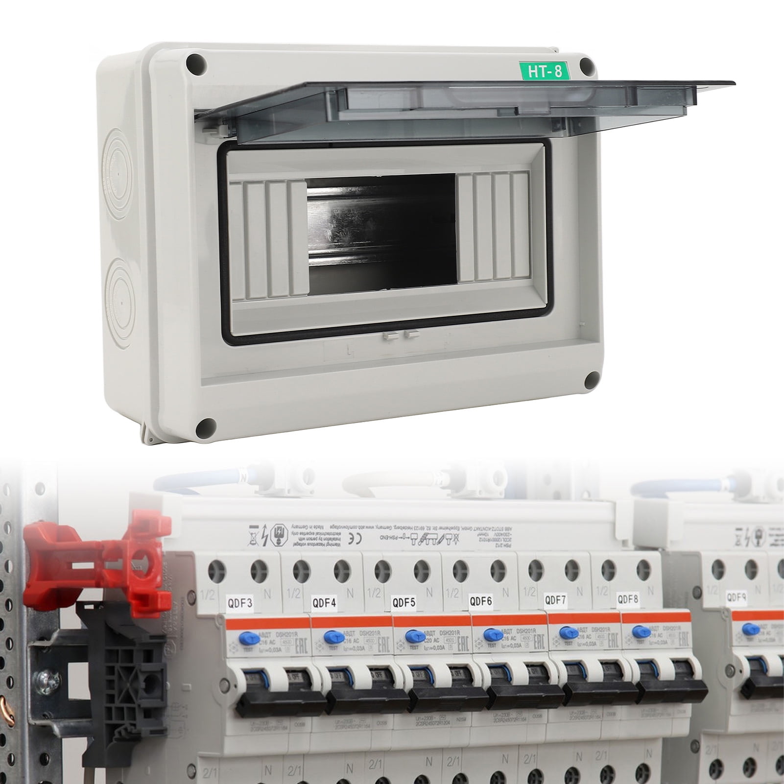 Circuit Breaker Box, Anti Deformation ABS Transparent Cover Power