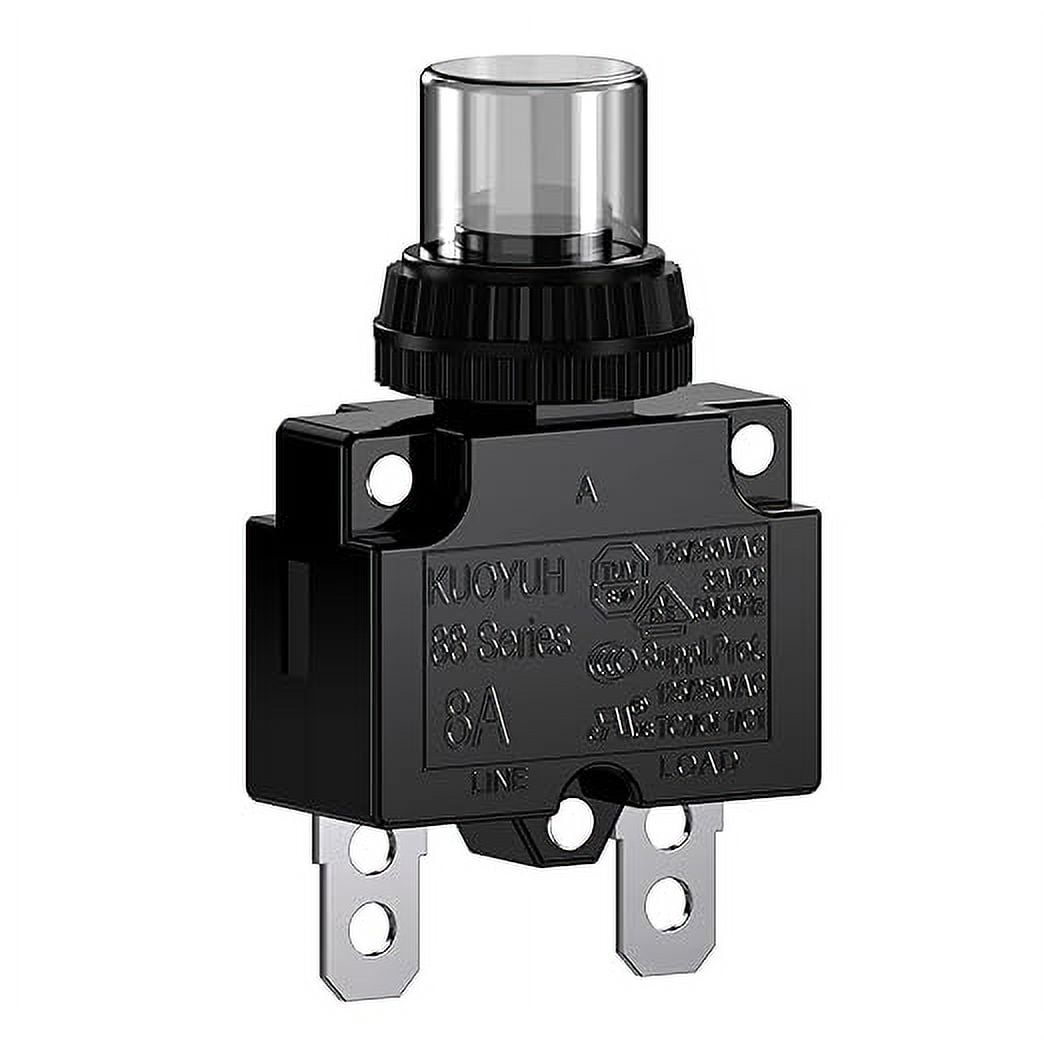 Circuit Breaker,DIYhz Thermal Overload Circuit Breaker 88 Series 8A 32V