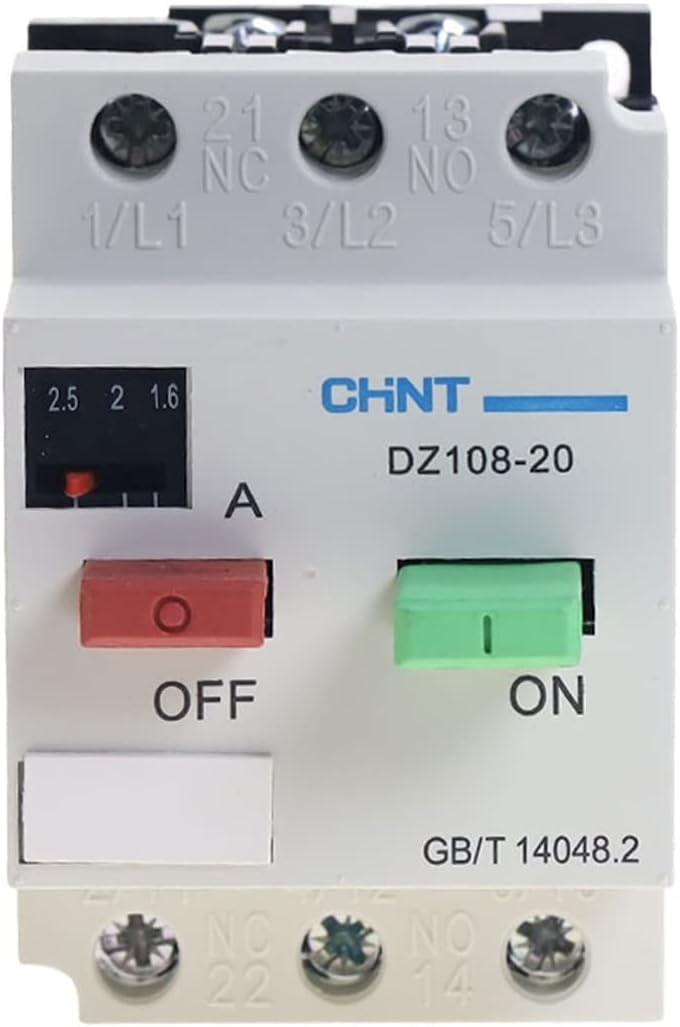 Disjoncteur DZ108-20/211 6.3A 4-6.3A - Protection Moteur Interrupteur 3VE1