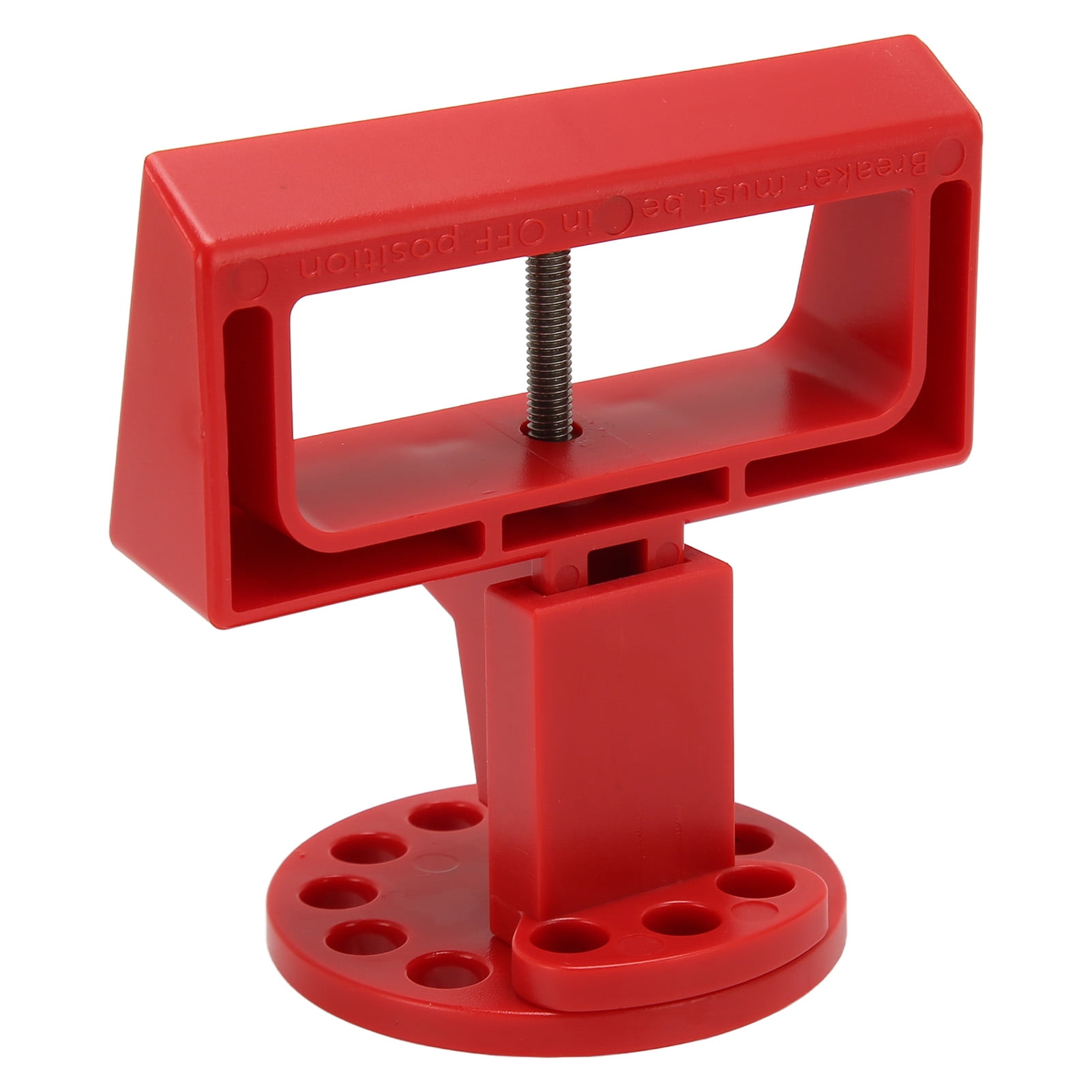 Circuit Breaker Lockout Device, Insulated Multiple Keyholes Breaker Red