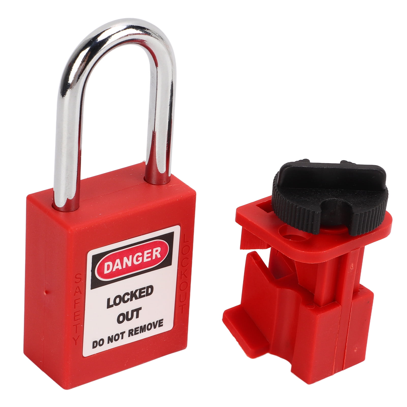 Circuit Breaker Lockout Device, Metal Lock Beam Nylon PA Body Miniature