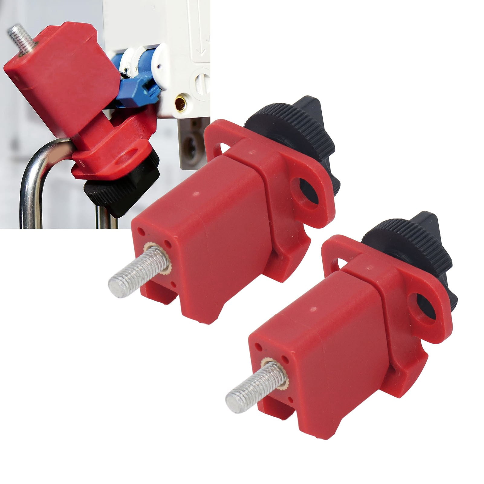 Circuit Breaker Lockout Device Set, Circuit Breaker Lockout Device 2Pcs