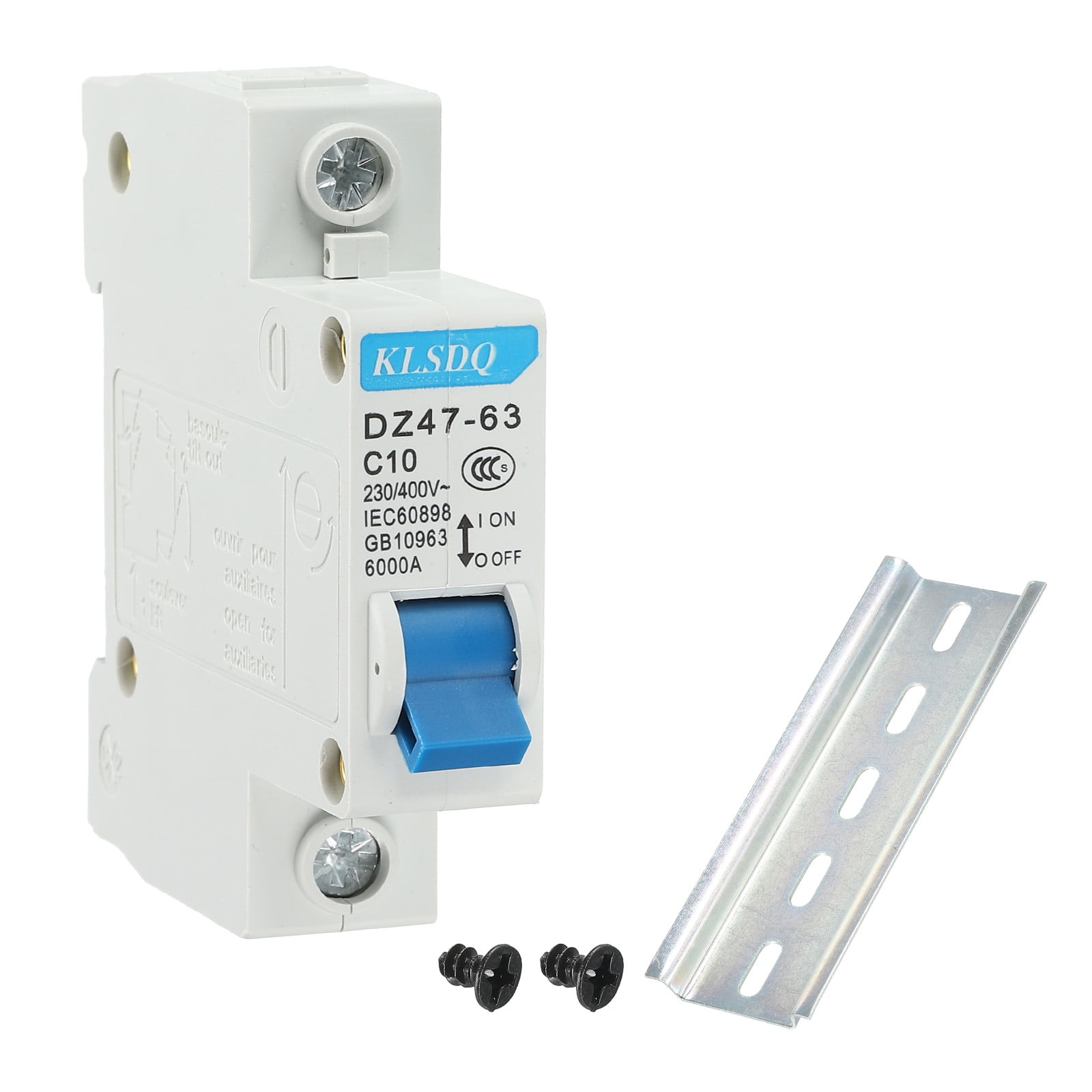 Uxcell Circuit Breaker Low Voltage AC 63A 230/400V 1 Pole