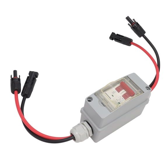 Circuit Breaker MCB 2P DC 500V 32A Disconnect Switch with IP65 Waterproof Distribution Box With Cable and PV Connector