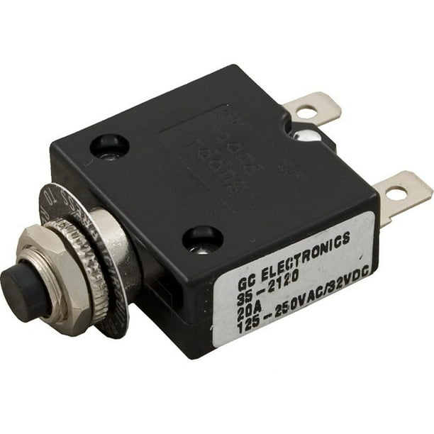 Generic 605551005 Circuit Breaker Panel Mount 20A 115v