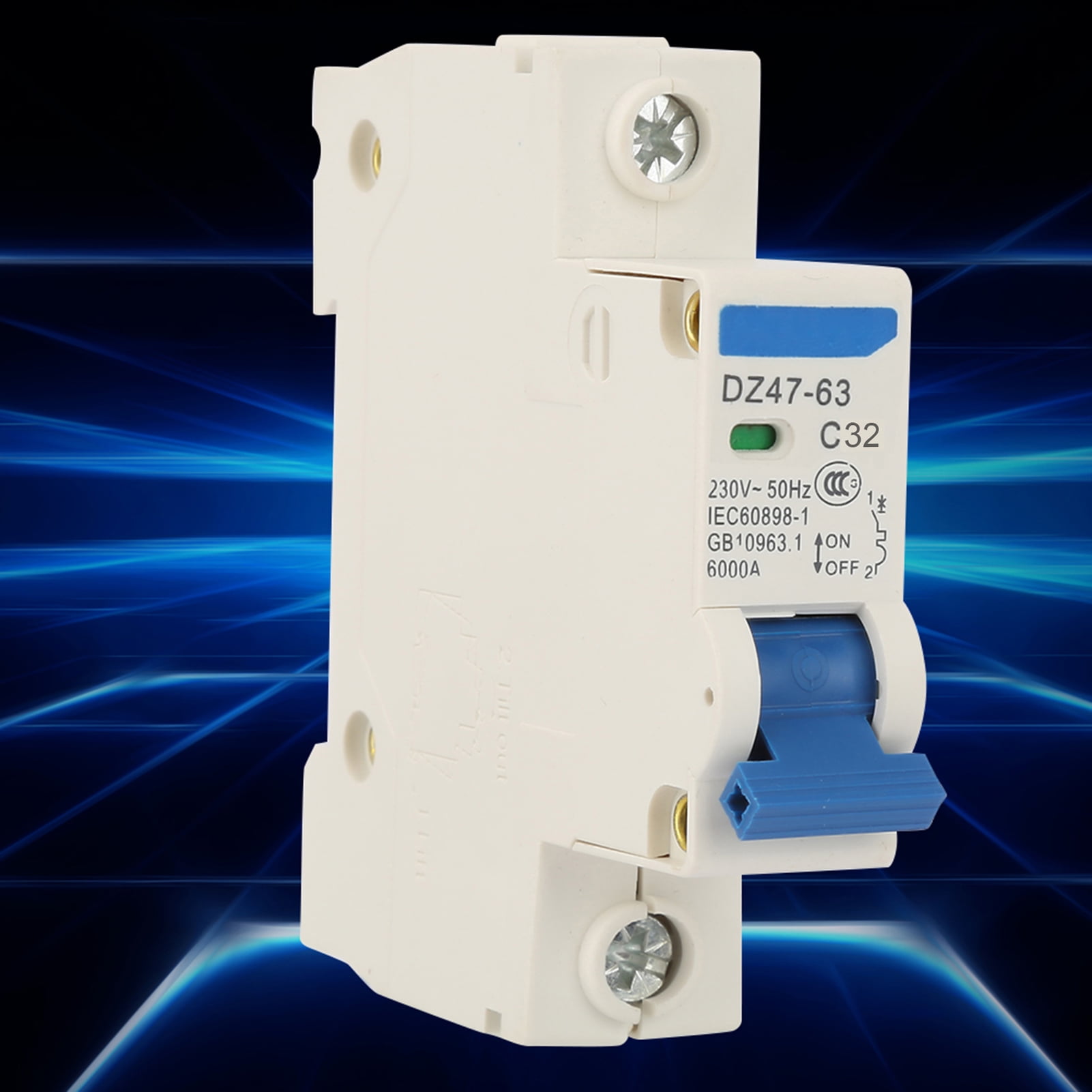 Circuit Breaker,Switch Chopper Miniature Circuit Breaker,230VAC DZ47 63