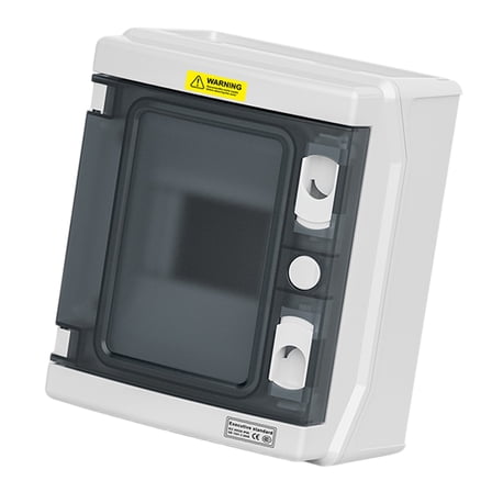 Circuit Breakers Housing Clear Lid Wall Mounted Distribution Protective