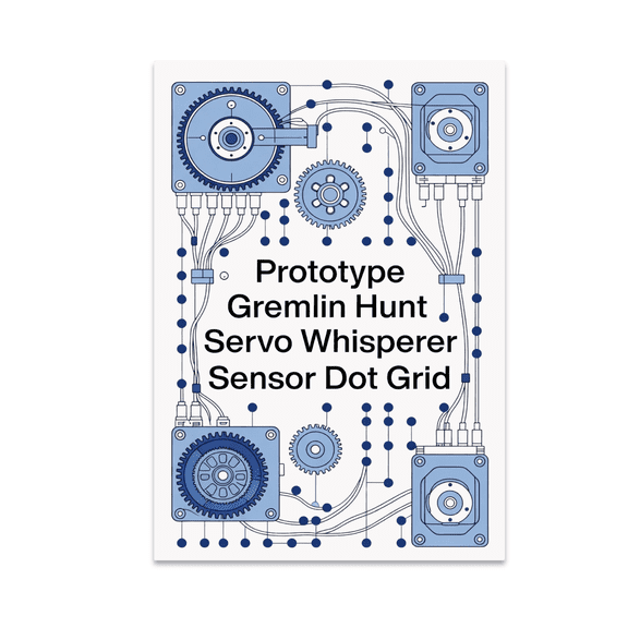 Circuit Minimal Robotics Art - Tech Enthusiast - 13x19 Poster Print