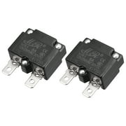 Circuit Overload Protector 5A AC125/250V DC32V Automatic Reset Thermal Circuit Breaker 2pcs