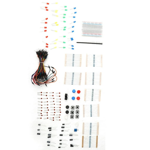 Neyseki Circuit Resistor Buzzer Capacitor Circuit Test Board LED Electric Component Beginner Gifts