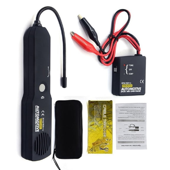 Circuit Tracer, Automotive Short Circuit Finder, Wire Tracer, Automotive Short and Open Finder Repair Tool EM415PRO DC 6-42V