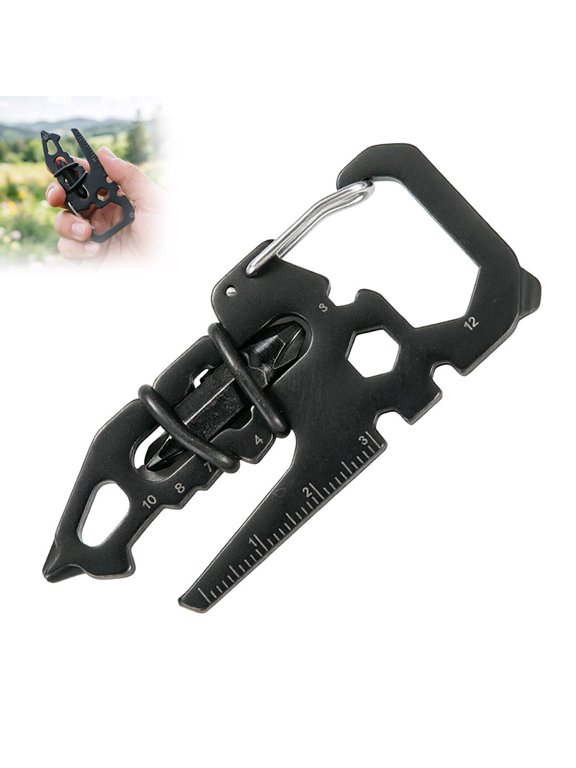 16-in-1 Stainless Steel Keychain Card Tool