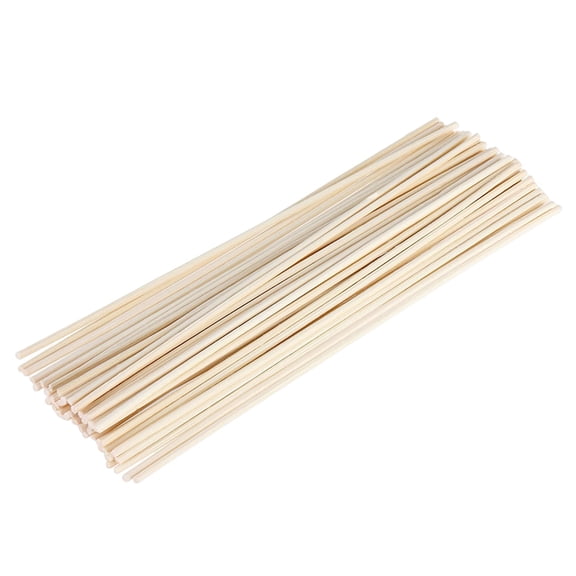 CircuitCraze 50 Pcs Natural Rattan Diffuser Sticks, Replacement Sticks for Aroma Diffuser, 30cm