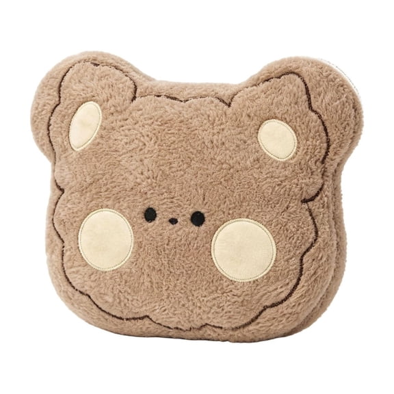 CircuitCraze Bear and Rabbit Car Headrest Pillow, Soft Seat Neck Support with Adjustable Strap, Universal Auto Interior Accessory