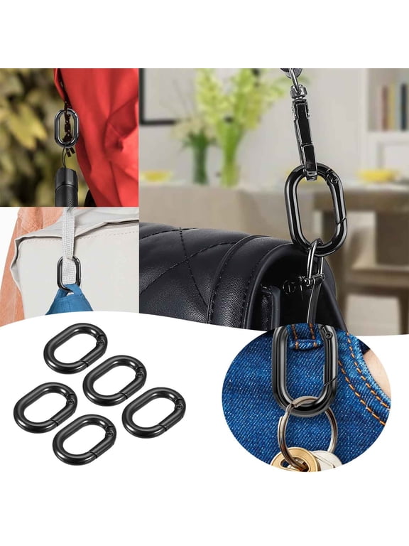 Compact Carabiner Clip Aluminum for Keychains and Gear