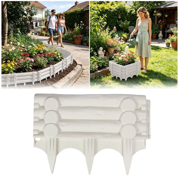 CircuitCraze Imitation Stone Garden Fence Edging Border for Landscape