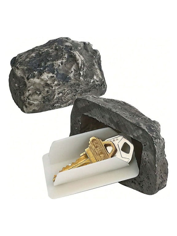 Key Hiding Rock, Outdoor Spare Key Holder with Realistic Stone Look