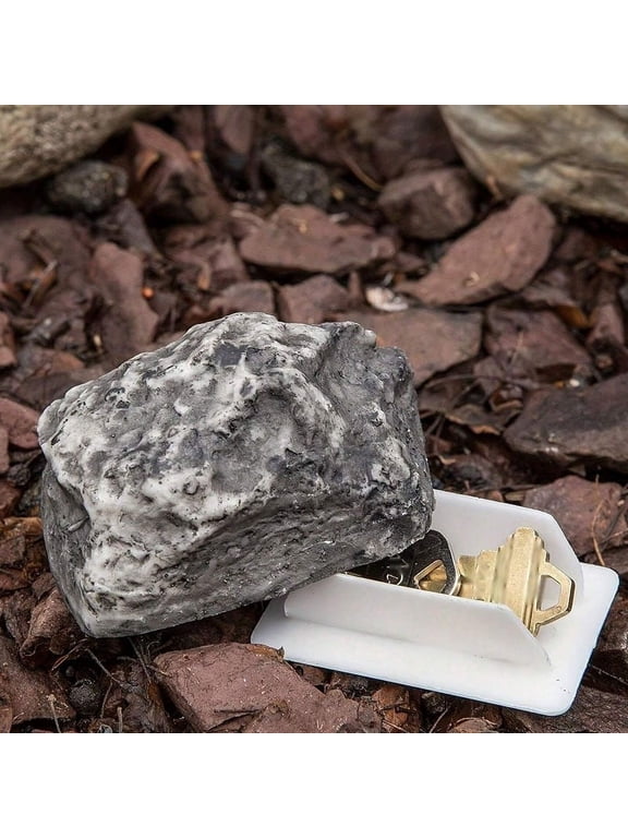 Key Hiding Rock, Outdoor Spare Key Holder with Realistic Stone Look