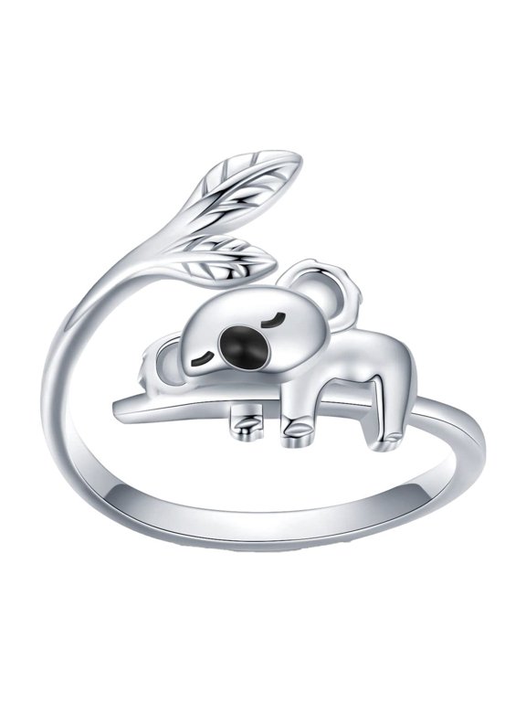 Koala Open Ring Adjustable Friendship Jewelry for Gifts