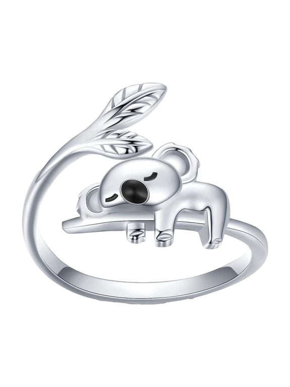 Koala Open Ring Adjustable Friendship Jewelry