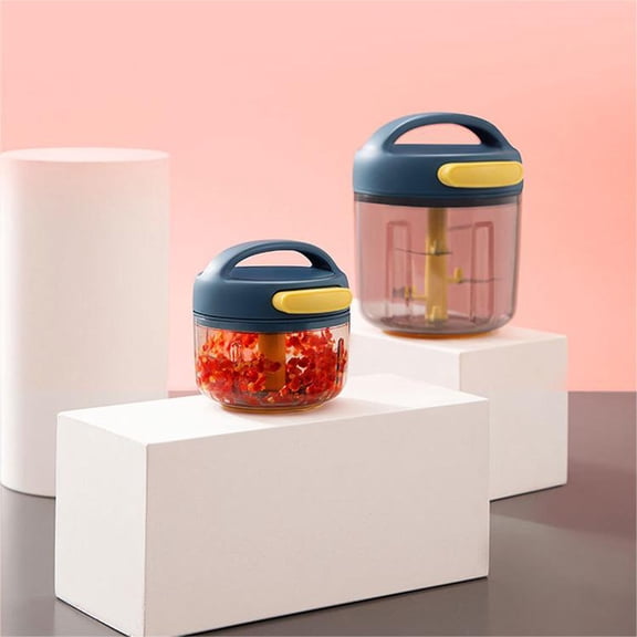 CircuitCraze Manual Food Processor Vegetable Chopper Hand Pull