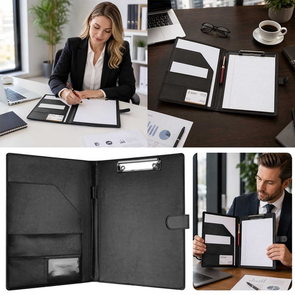 CircuitCraze Multifunctional Ring Folder with Zipper for Organization