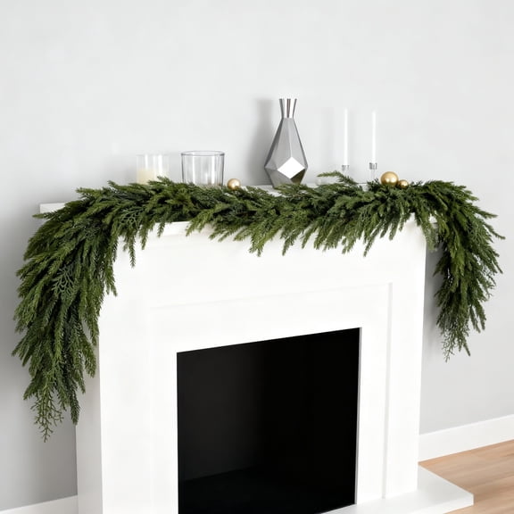 CircuitCraze Realistic Flowers, Lifelike Polyester Decor, for Mantel Table and Fireplace