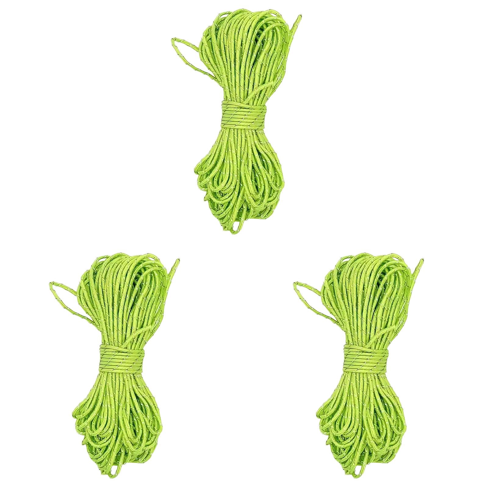 Reflected Rope CircuitCraze Reflective Tent Rope, 2mm Fluorescent Green Guy Line for ...