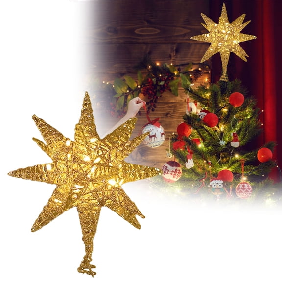 CircuitCraze Tree Topper Star with LED Lights for Holiday Decor
